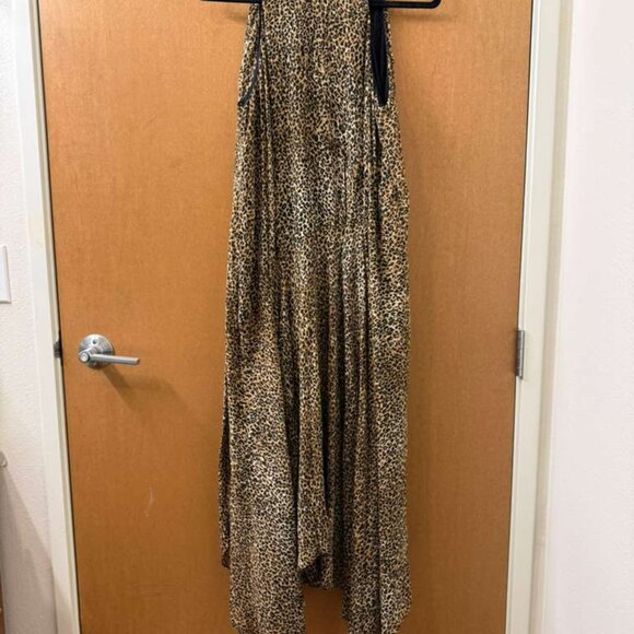 Zara Leopard Print Halter Neck Dress - Picture 4 of 5